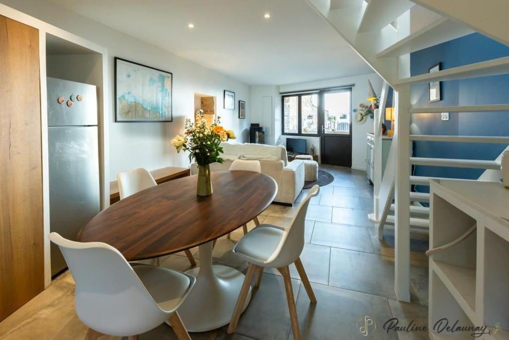 Ty Ar Mor Maison De La Mer, A 40 M De La Plage Saint-Michel-en-Greve ภายนอก รูปภาพ