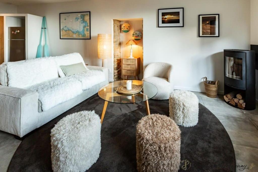 Ty Ar Mor Maison De La Mer, A 40 M De La Plage Saint-Michel-en-Greve ภายนอก รูปภาพ